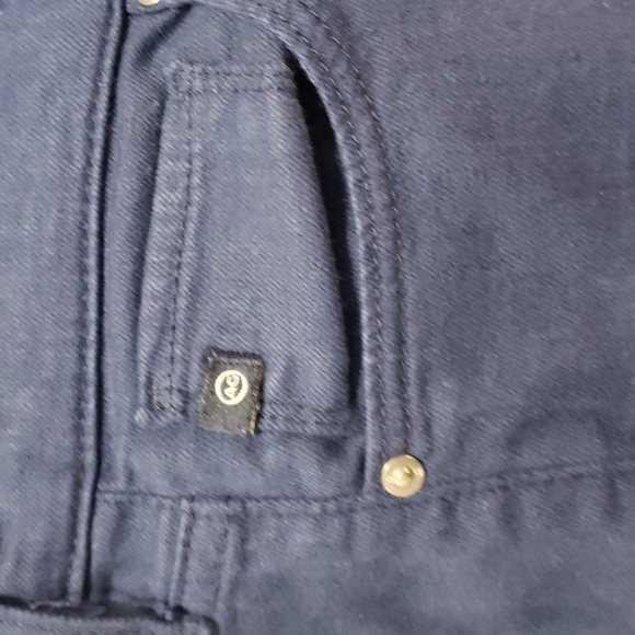 AG The Stevie Slim Straight Leg Ankle Dark Acadamia Preppy Denim Jean's Women's - Picture 8 of 9